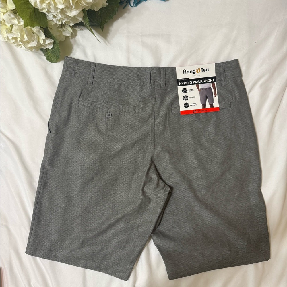 Men's Hang 10 Hybrid Gray Shorts
