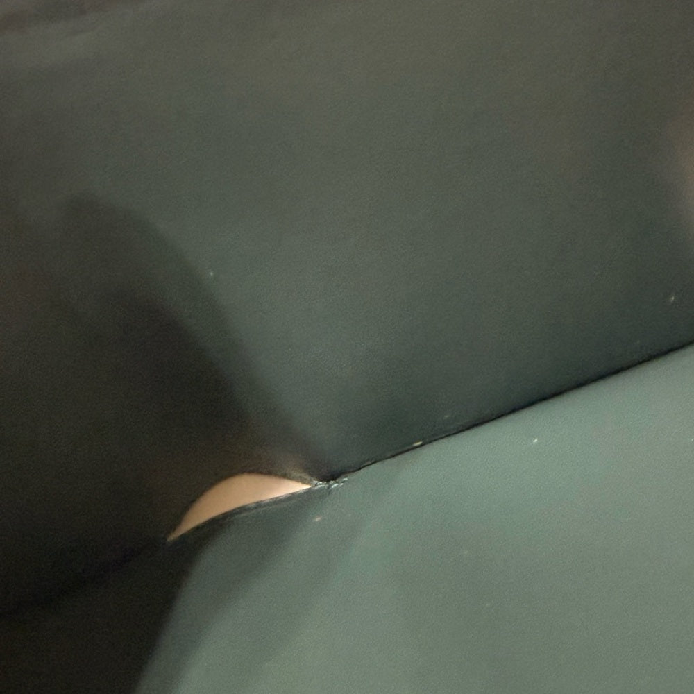 Celine Teal Triomphe Leather Trifold Wallet