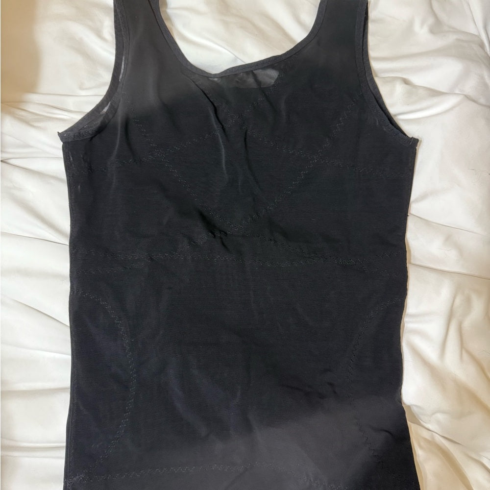 Esteem Apparel Seamless Black Shapewear Tank