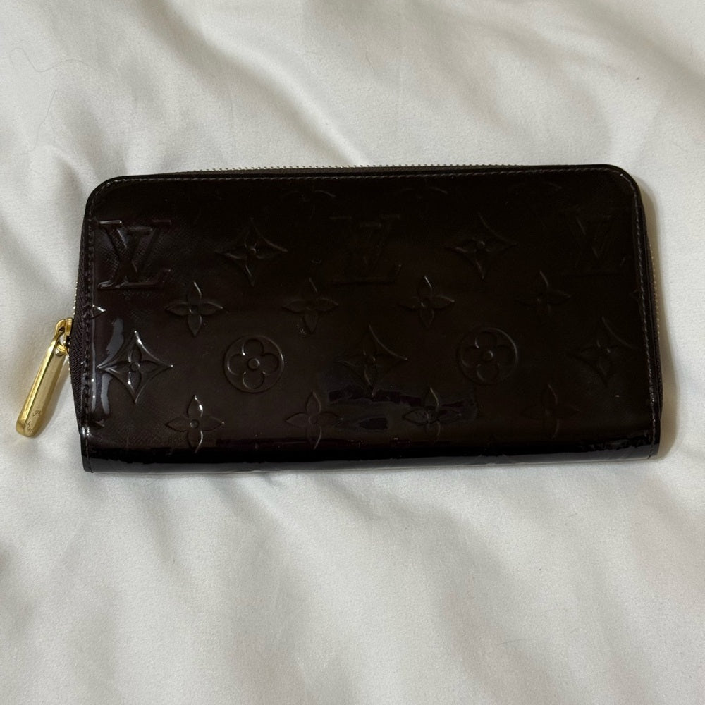Louis Vuitton Vernis Amarante Long Zippy Wallet