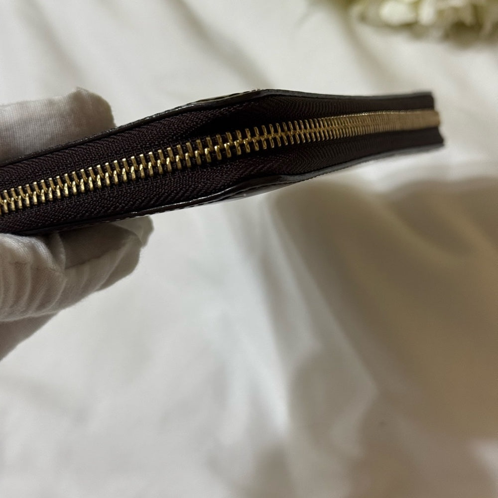 Louis Vuitton Vernis Amarante Long Zippy Wallet