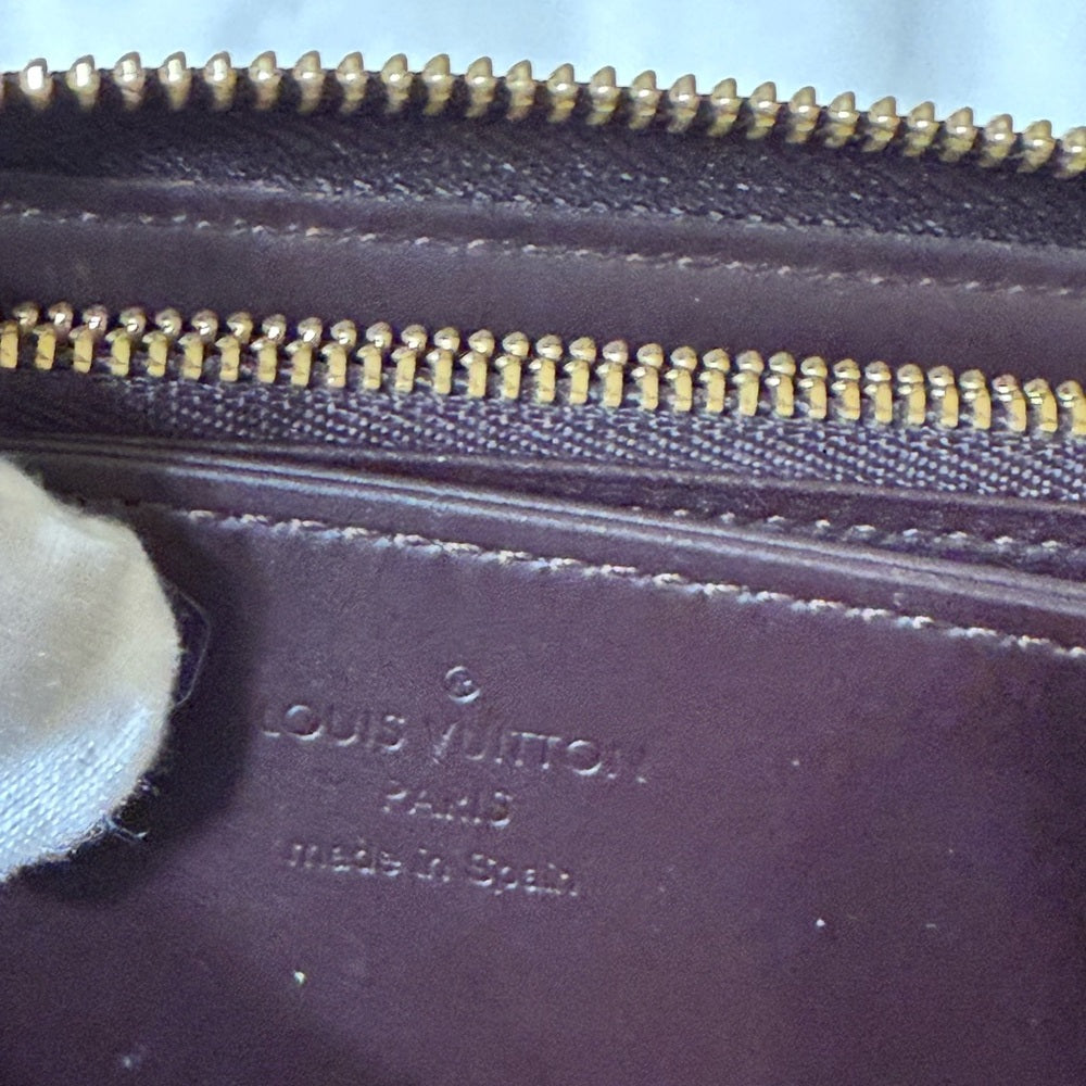 Louis Vuitton Vernis Amarante Long Zippy Wallet