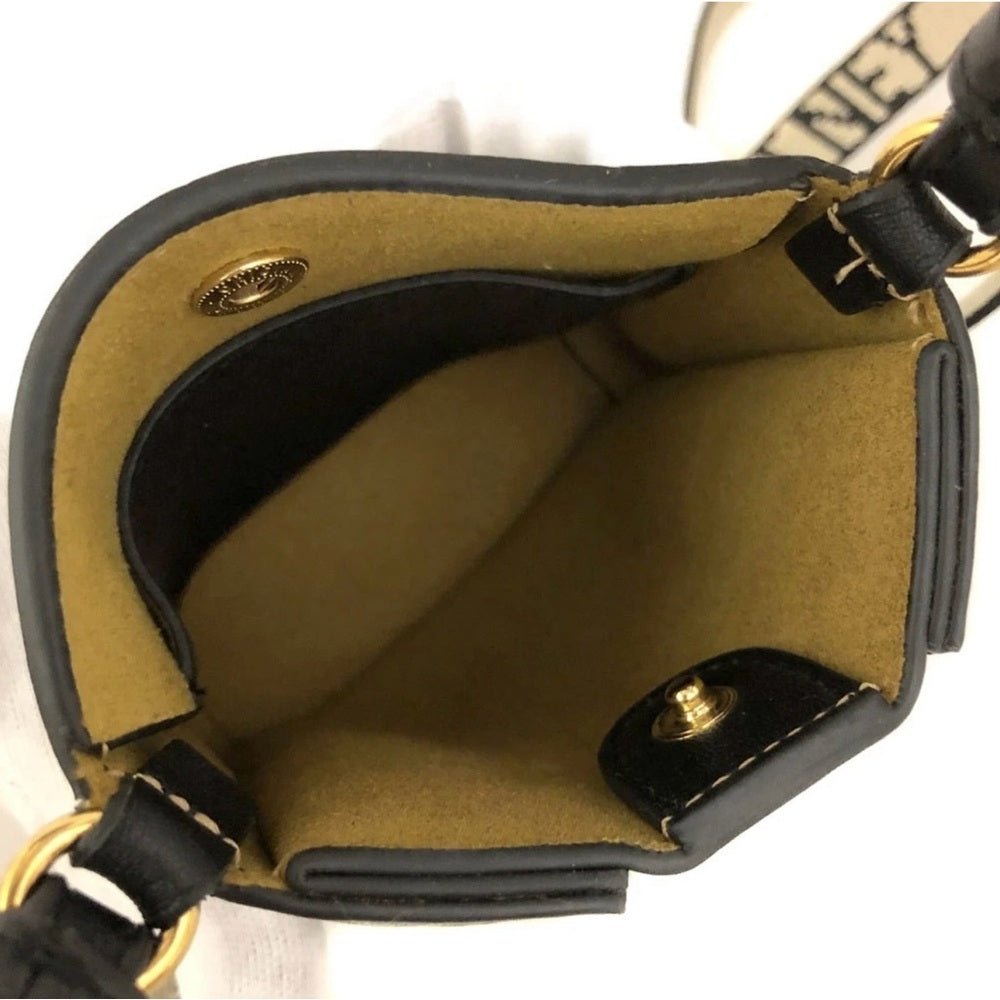 Stella McCartney Black Mini Bag with Guitar Strap