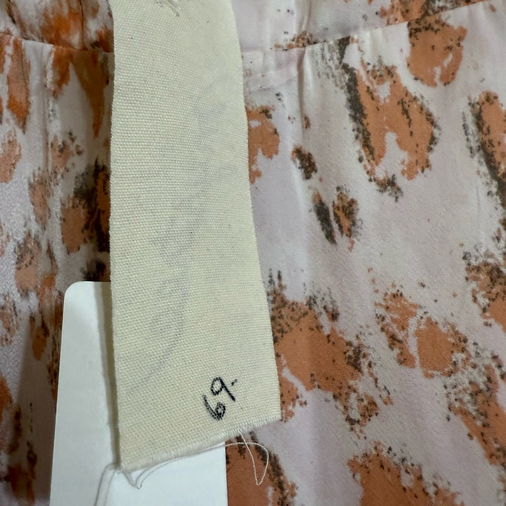 New Mystree Peach and White A-Line Skirt