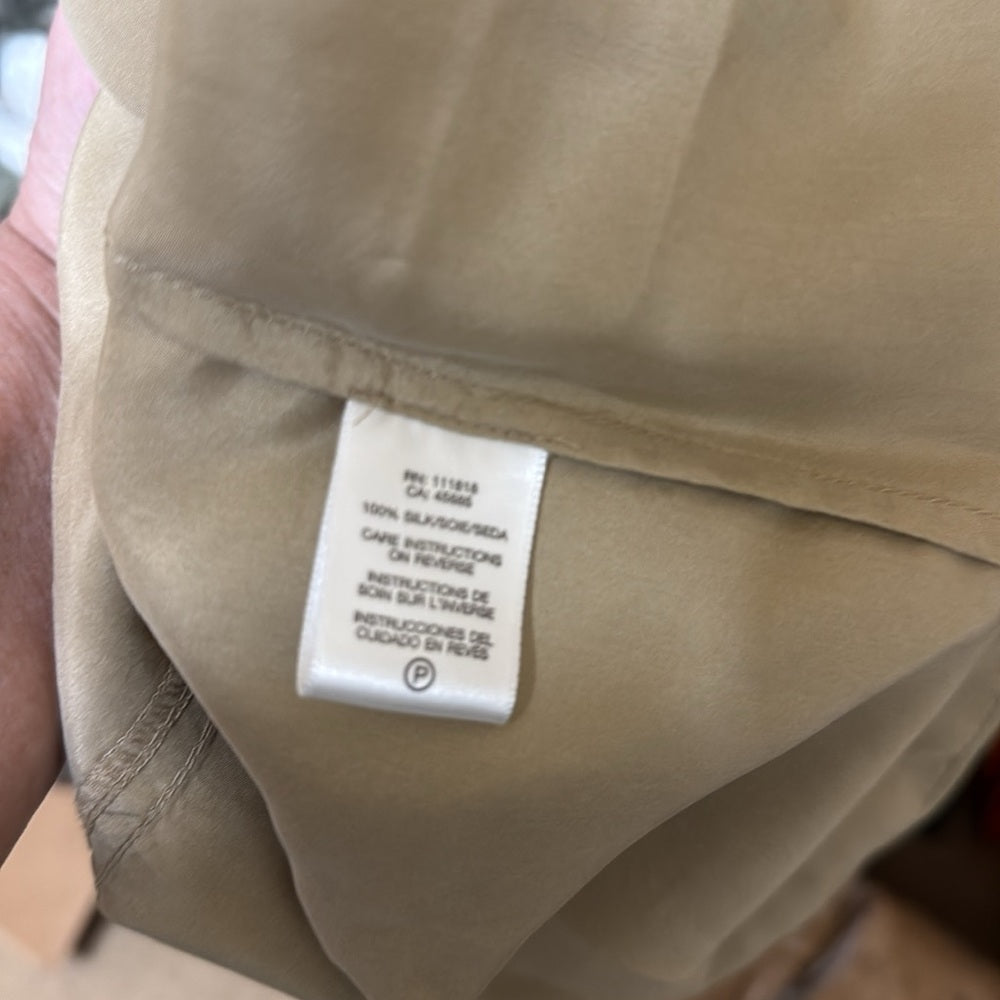 MICHAEL Michael Kors Khaki Button-Up Dress