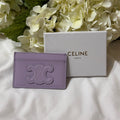 Celine Lavender Triomphe Card Holder