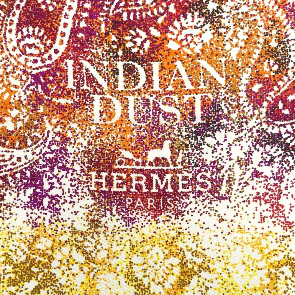 Pristine Hermès Indian Dust Scarf 90 Benoit Pierre Emery