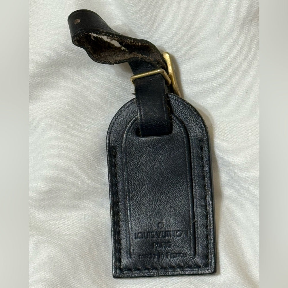 Louis Vuitton Black Small Luggage Tag with Hardware #1