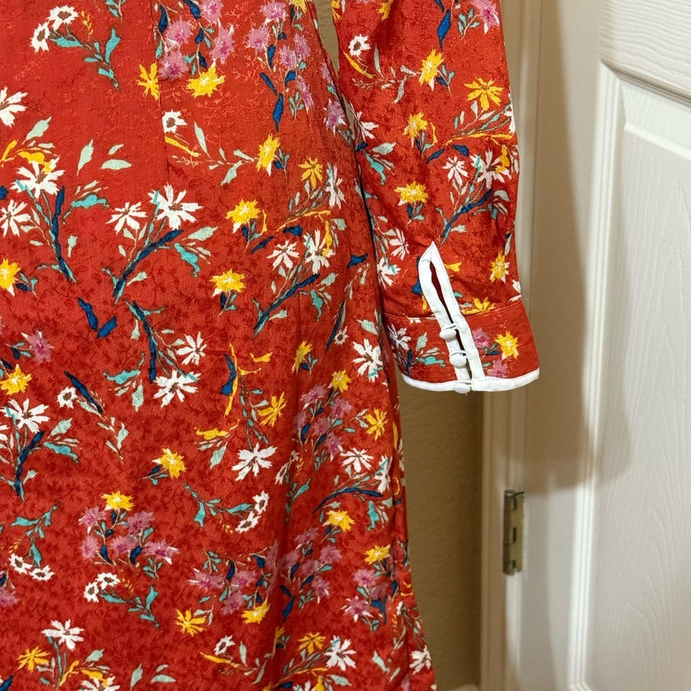 Free People Floral Wrap Dress