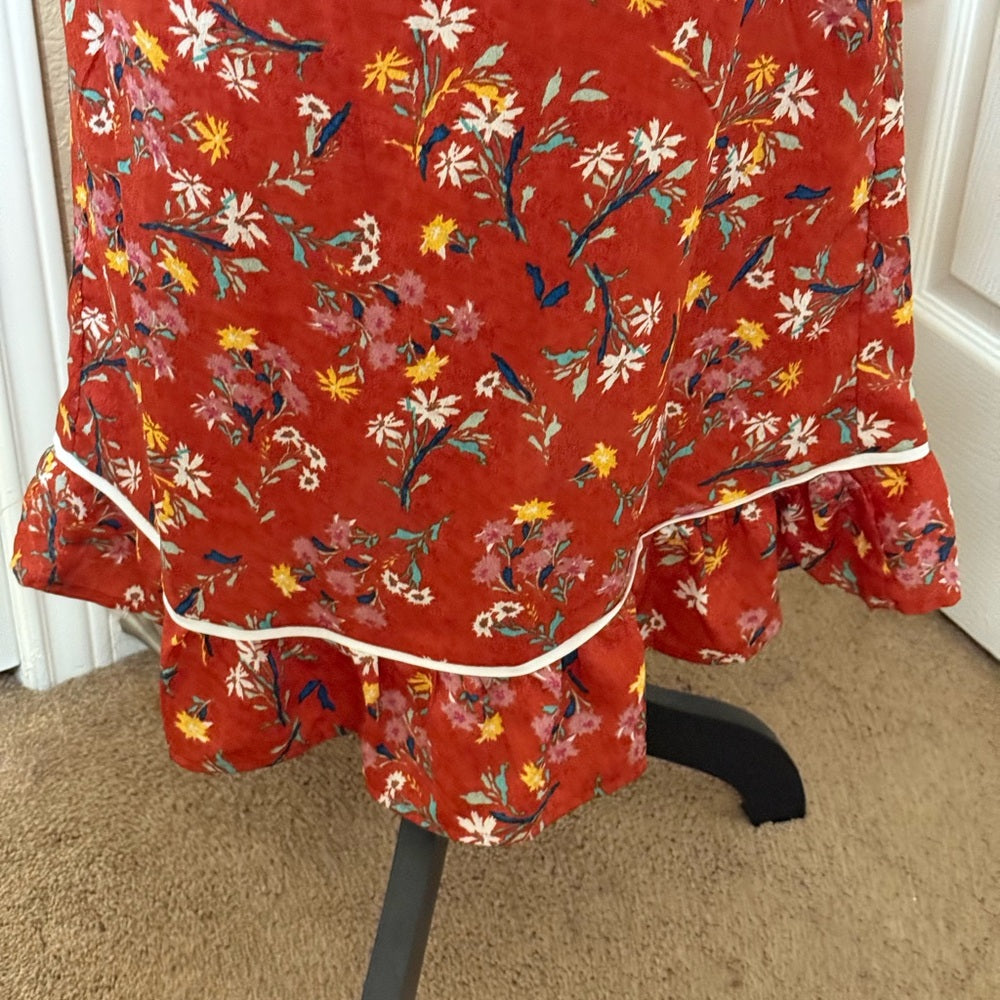 Free People Floral Wrap Dress