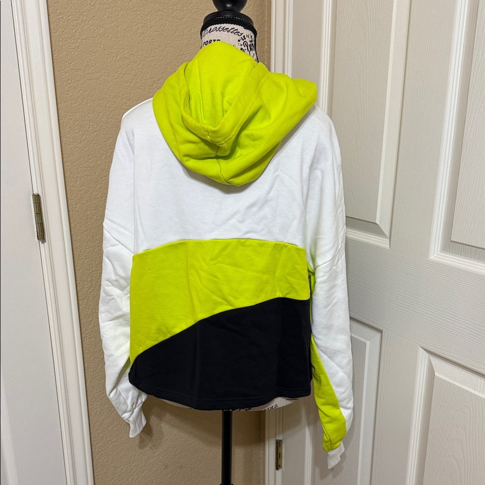 New XL Puma Neon Green and Black Hoodie