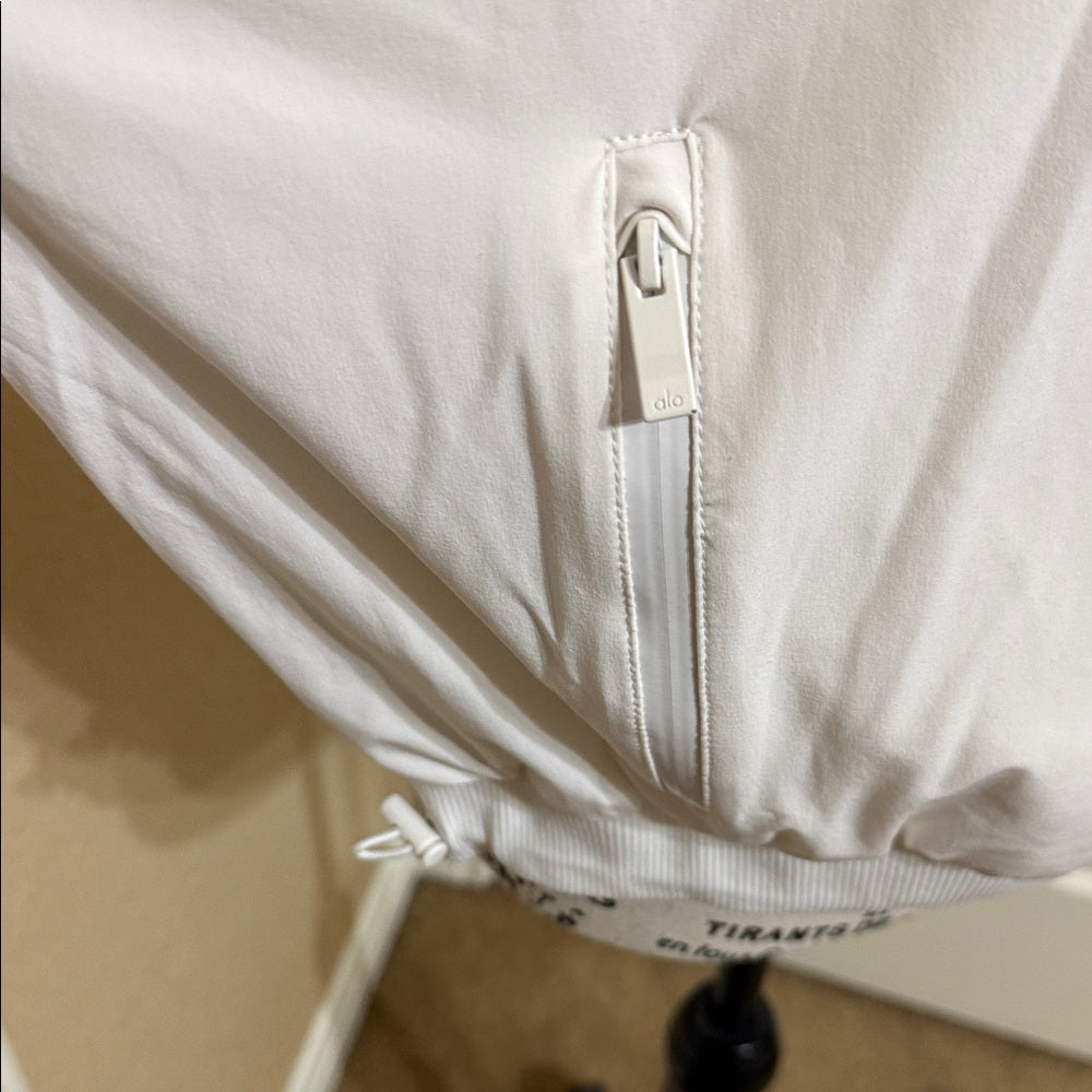 ALO Yoga White Pullover Jacket