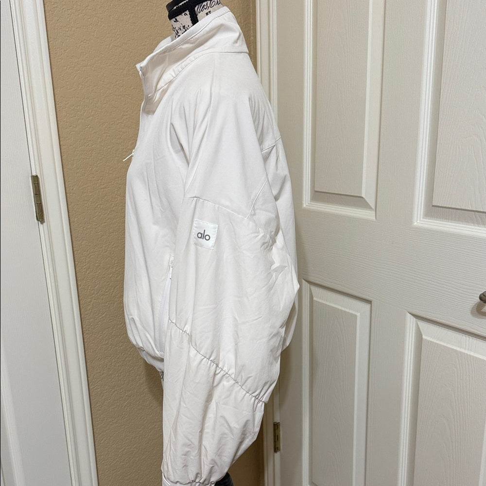 ALO Yoga White Pullover Jacket