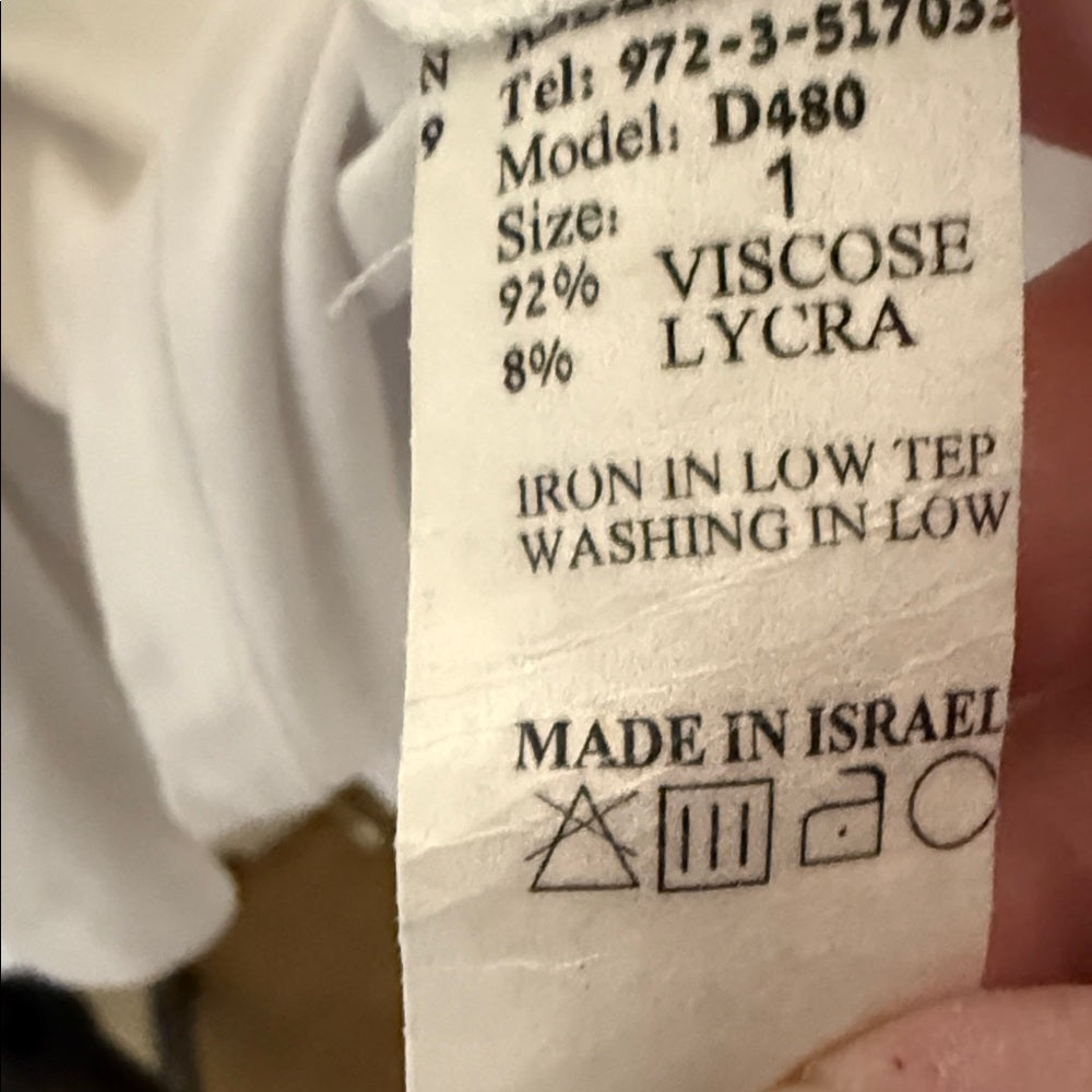 AMMA Chic White Long Sleeve Women's Top