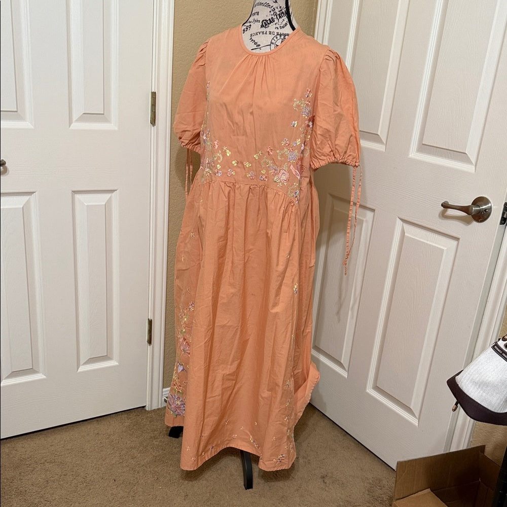 ASOS Maternity Apricot Floral Maxi Dress