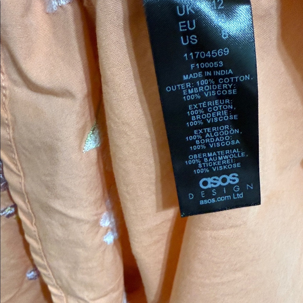 ASOS Maternity Apricot Floral Maxi Dress