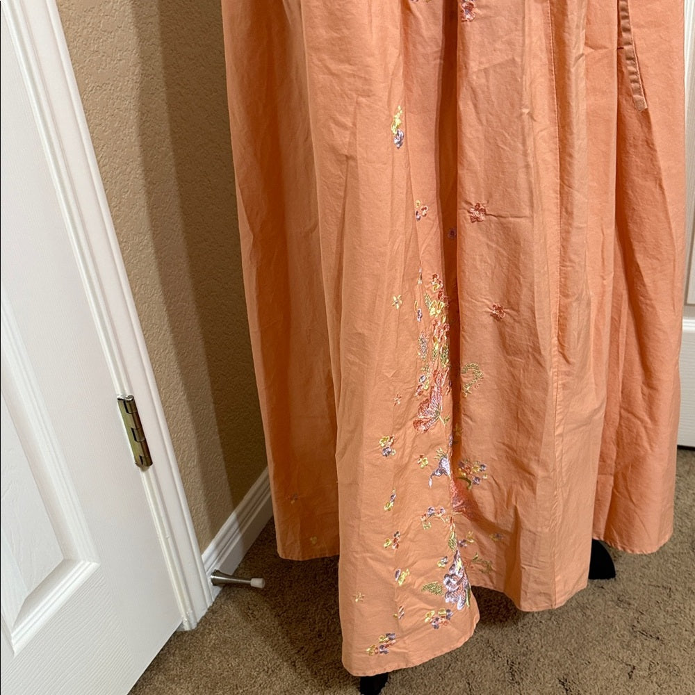 ASOS Maternity Apricot Floral Maxi Dress