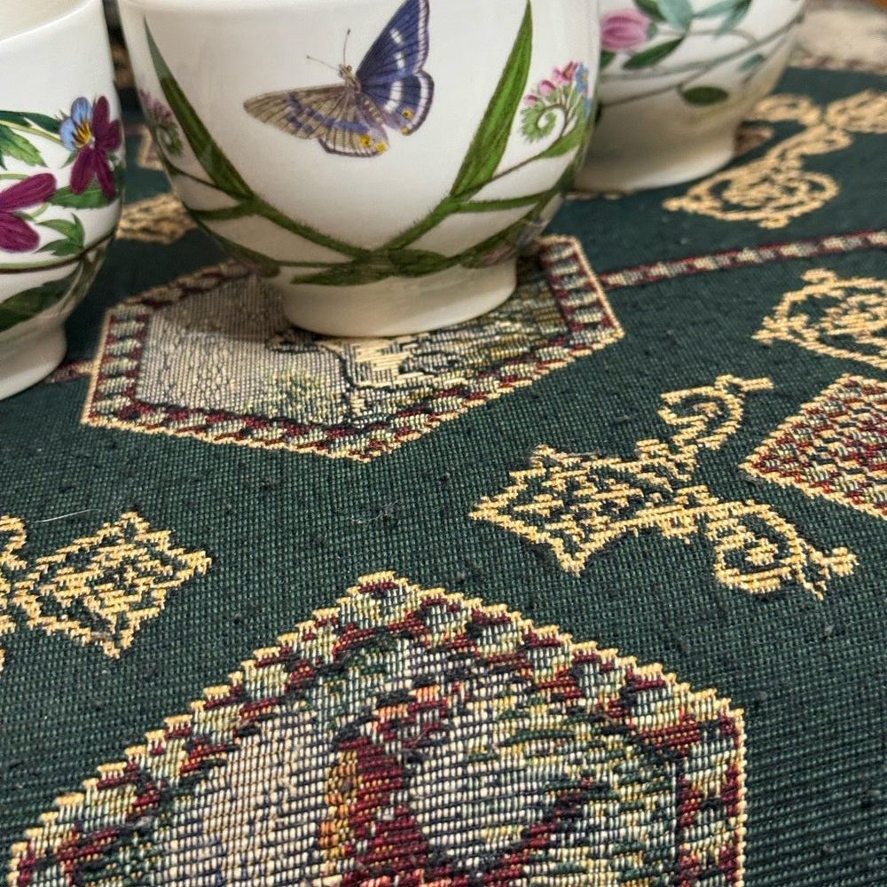 Portmeirion Botanical Garden 7 Cups and 8 Saucers