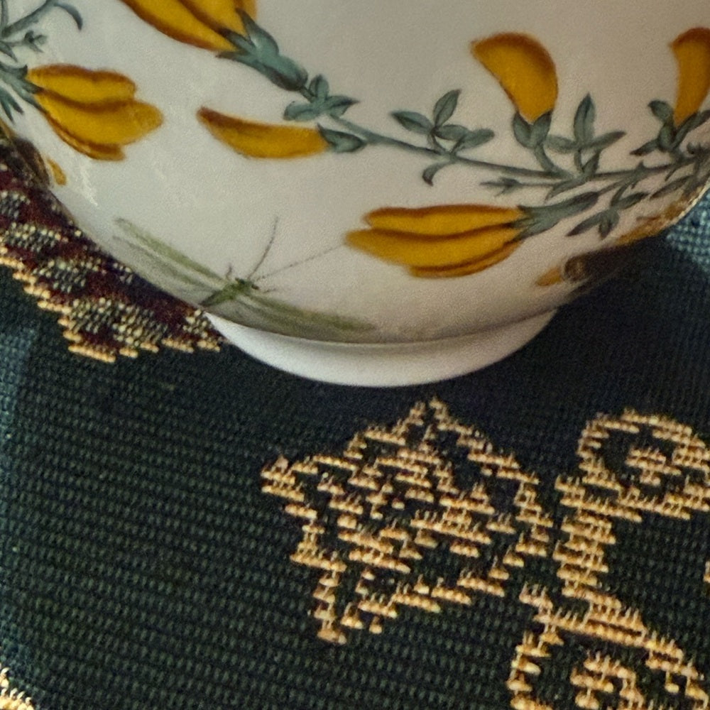 Portmeirion Botanical Garden 7 Cups and 8 Saucers