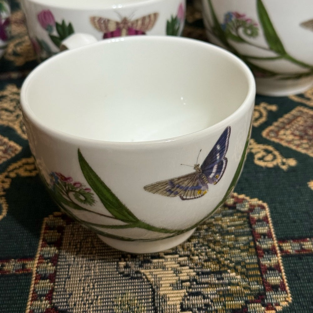 Portmeirion Botanical Garden 7 Cups and 8 Saucers