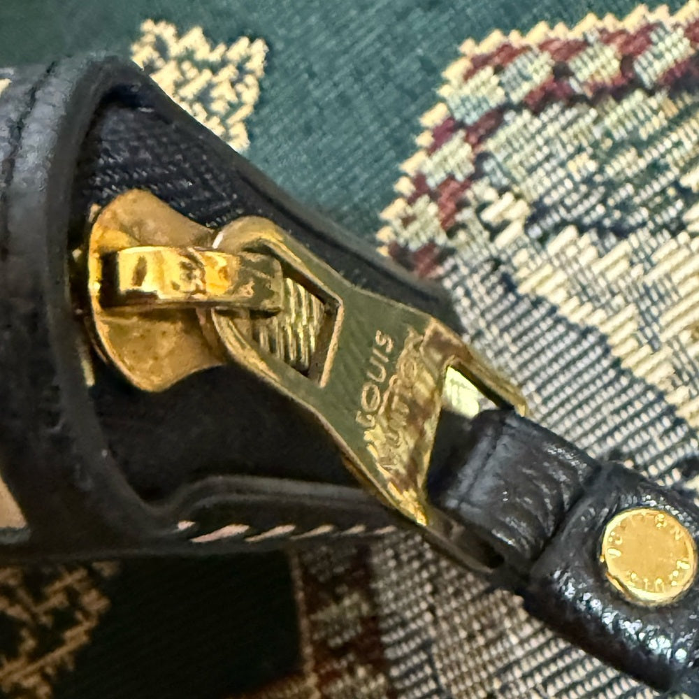 Louis Vuitton Black Empriente Stitch Leather Wallet