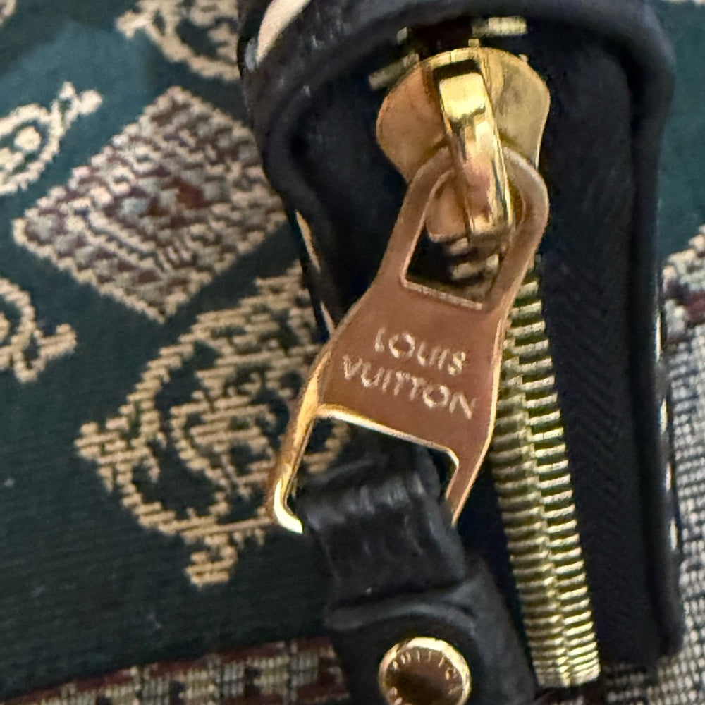 Louis Vuitton Black Empriente Stitch Leather Wallet