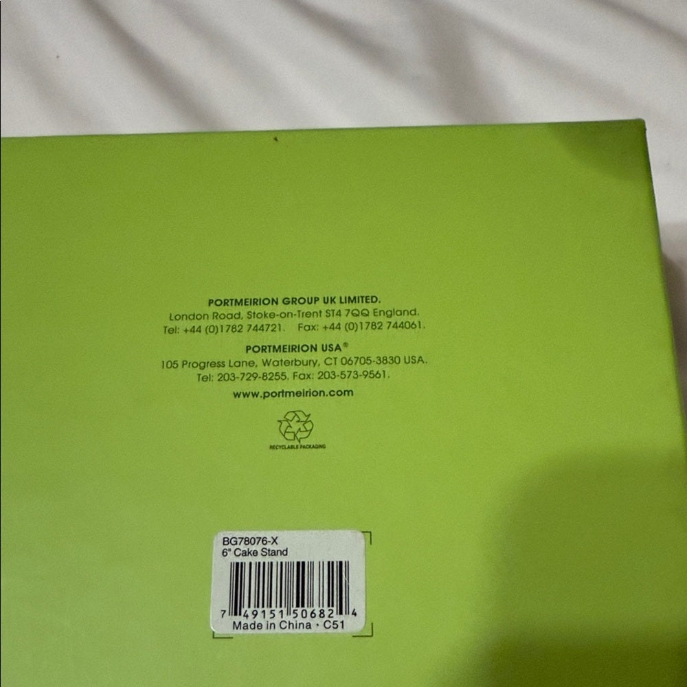 New Portmeirion Botanic Garden Mini Cake Stand