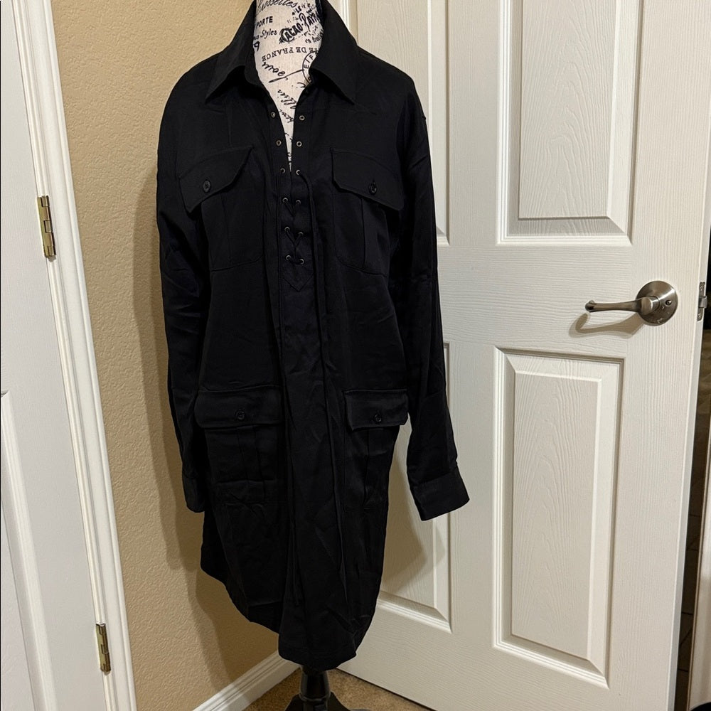 New Ralph Lauren Black Label Women’s Corset Front Dress Size 14