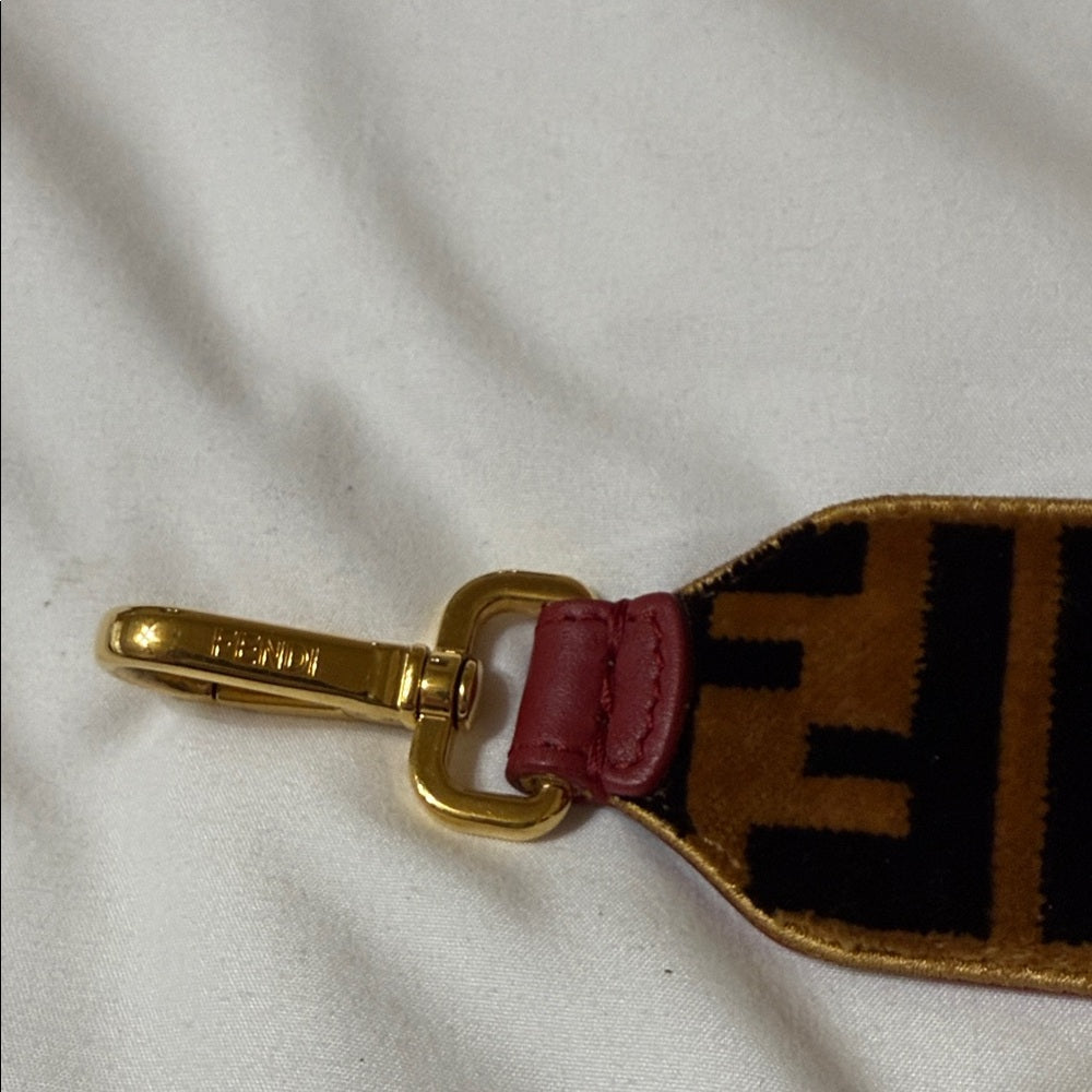 Fendi FF Velvet Bag Strap