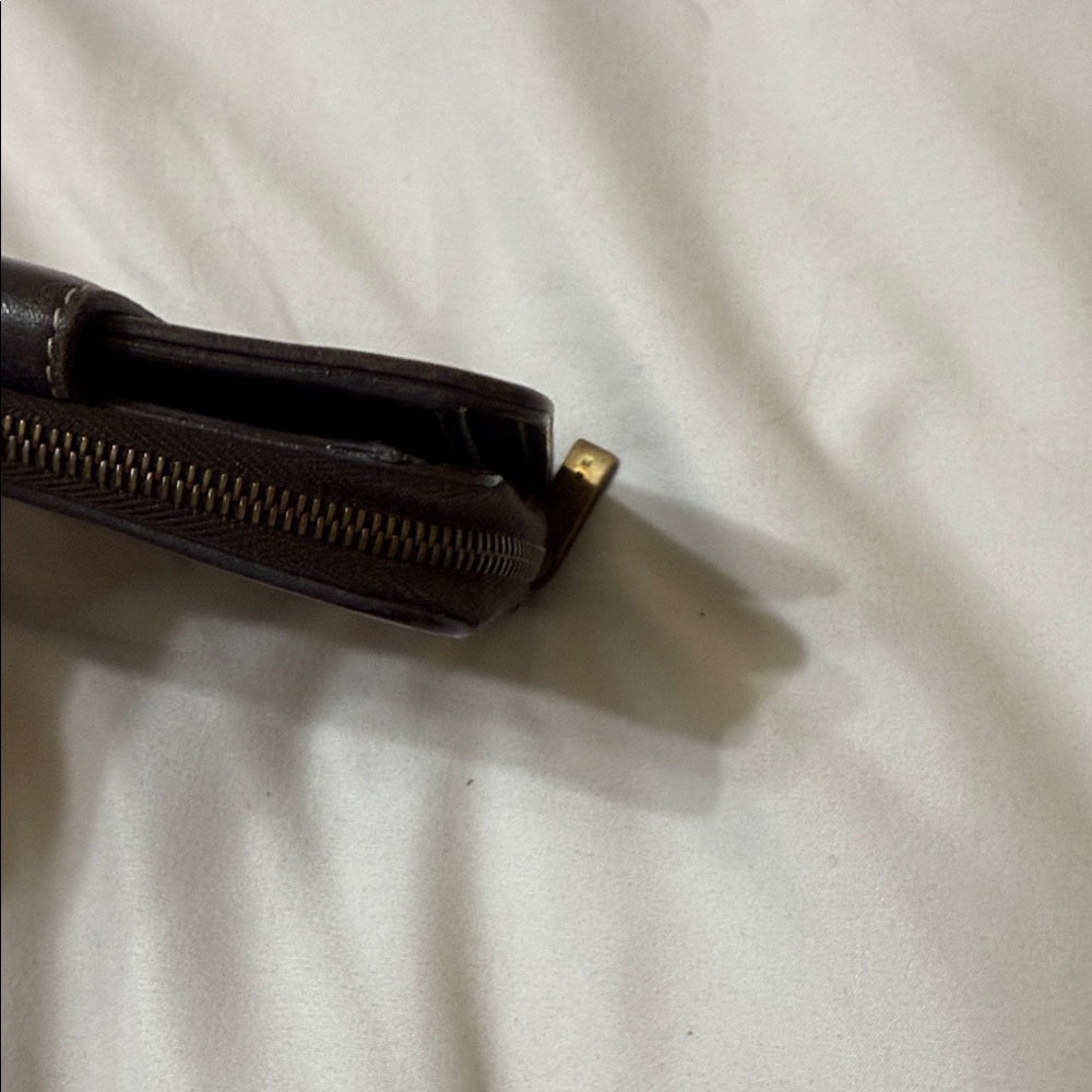 Celine Macadam Monogrammed Tan and Black Wallet