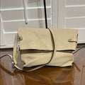 New Lodis Cream Leather Crossbody Bag