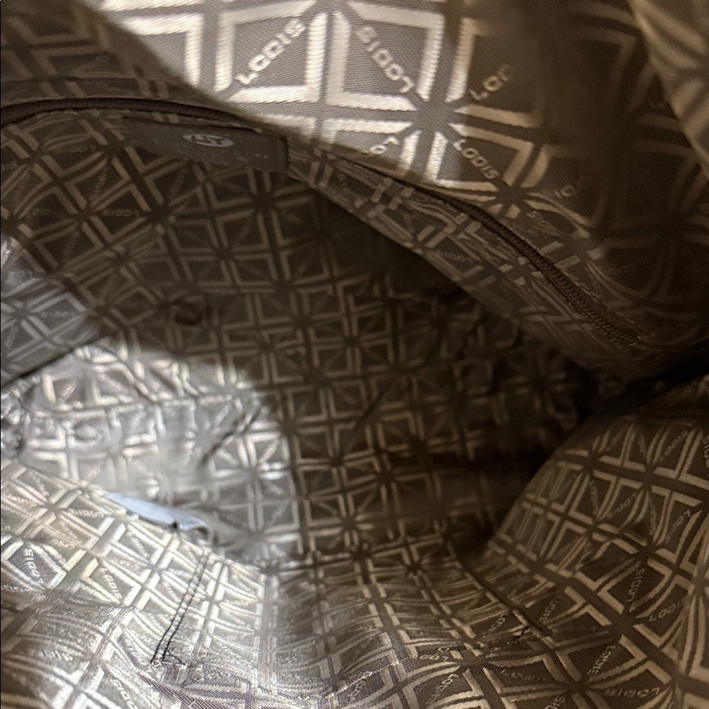 New Lodis Cream Leather Crossbody Bag