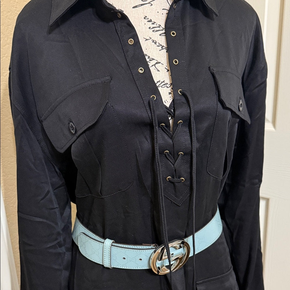 New Ralph Lauren Black Label Women’s Corset Front Dress Size 14