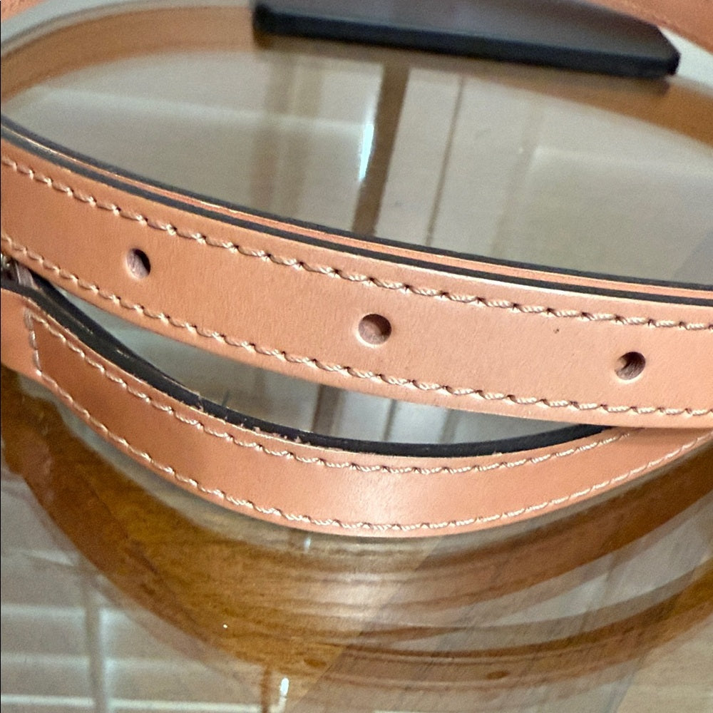 Louis Vuitton Pink Leather Bag Strap