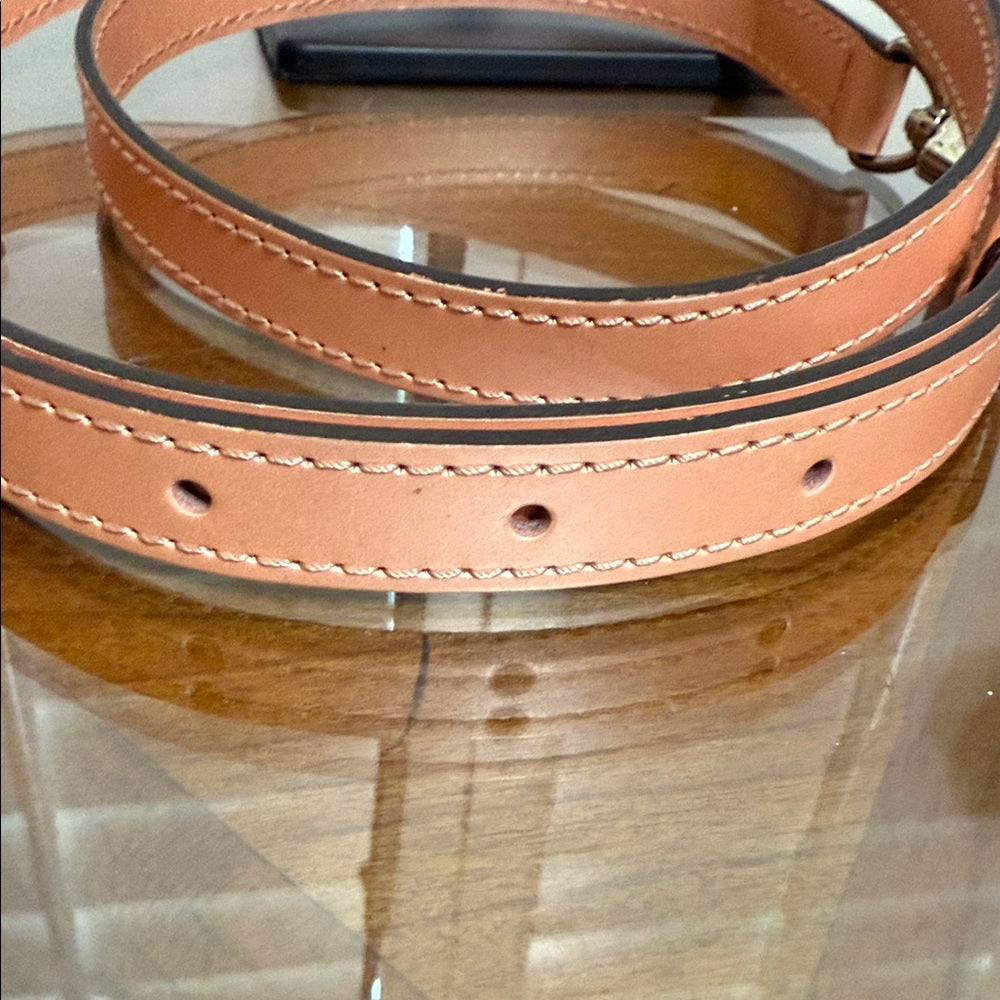 Louis Vuitton Pink Leather Bag Strap