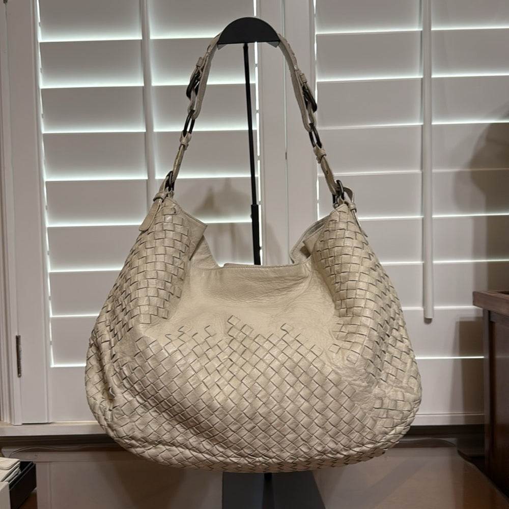 Bottega Veneta Intrecciato Leather Hobo Bag