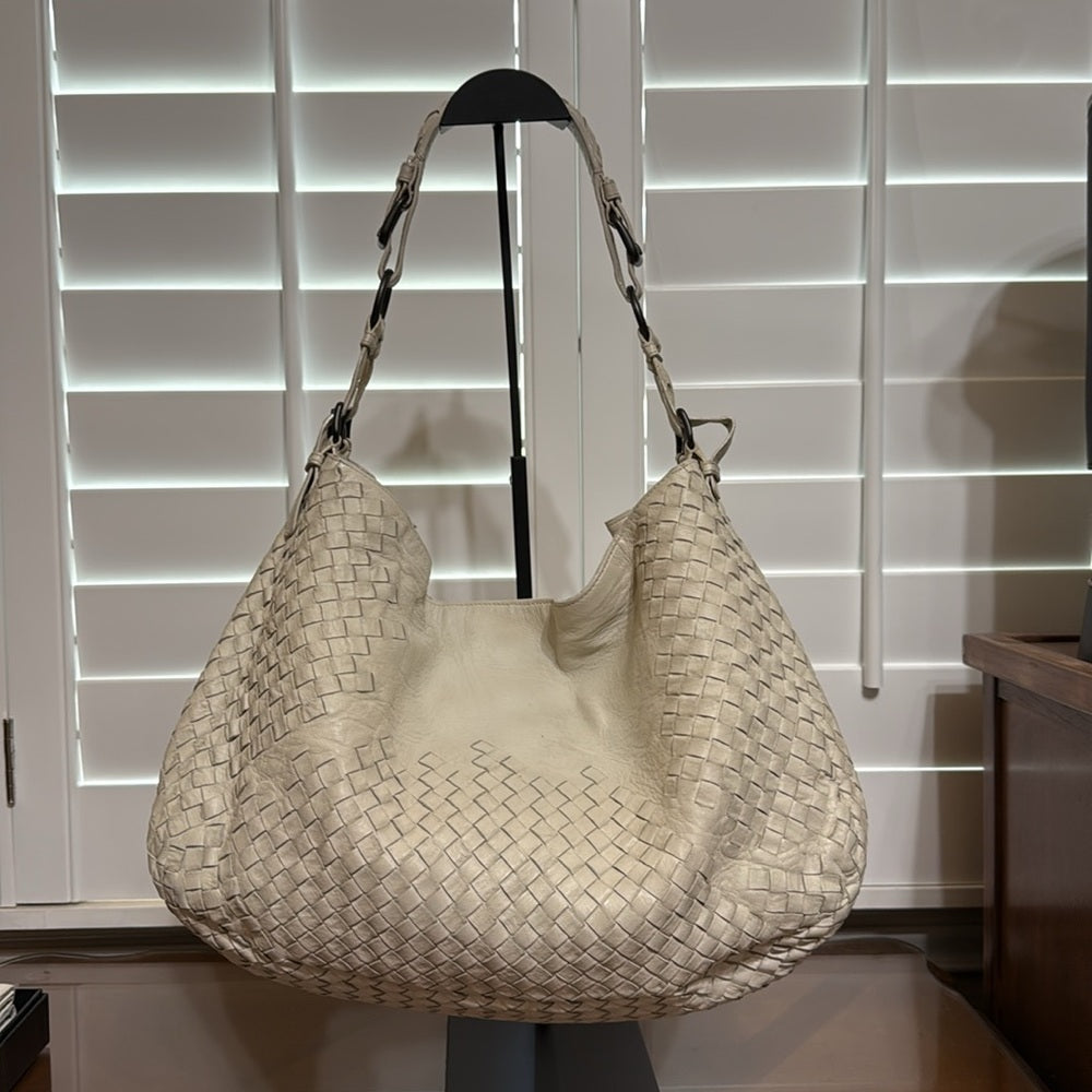 Bottega Veneta Intrecciato Leather Hobo Bag