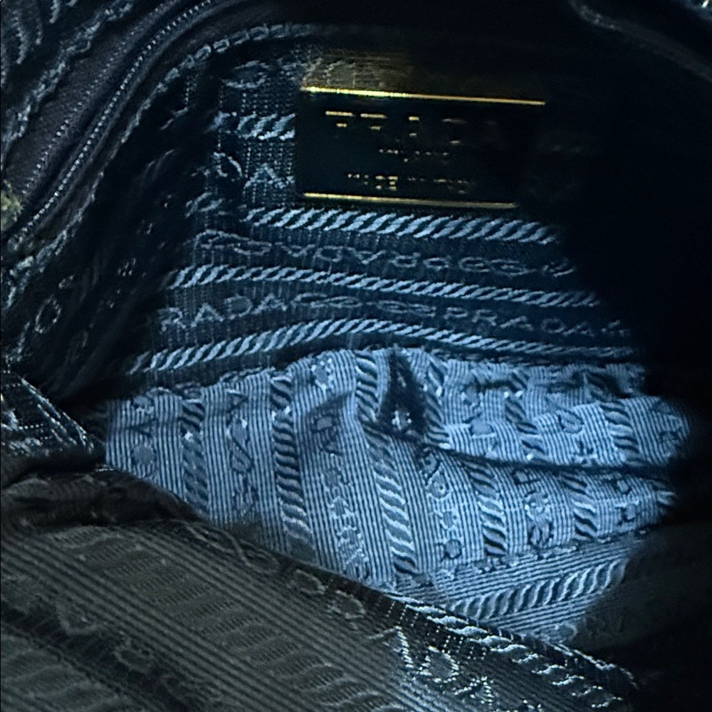 Prada Black Beaded Bag