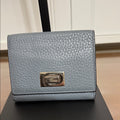 Fendi Grey Leather Card Wallet