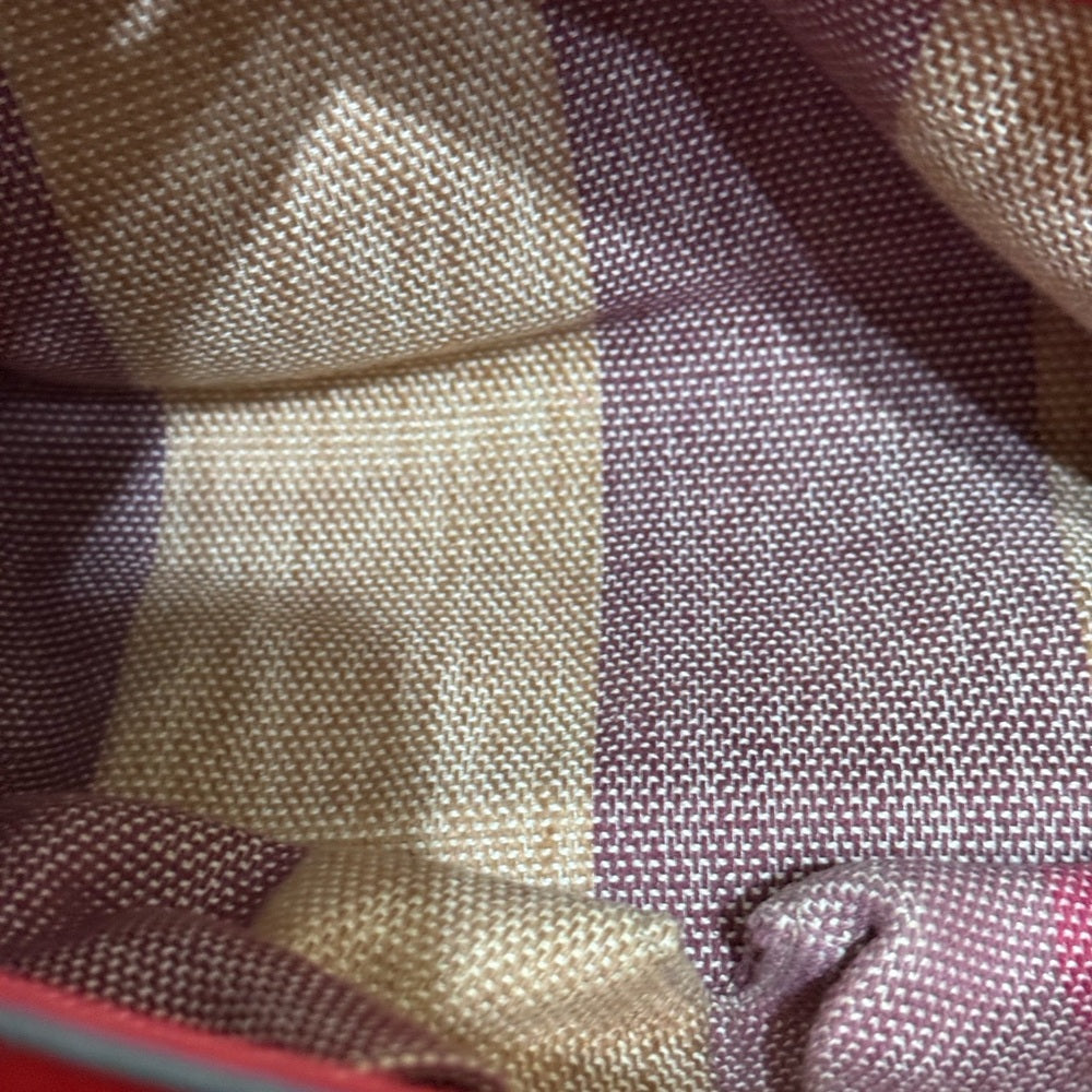 Gucci Bamboo Red Pebbled Leather 2 Way Bag