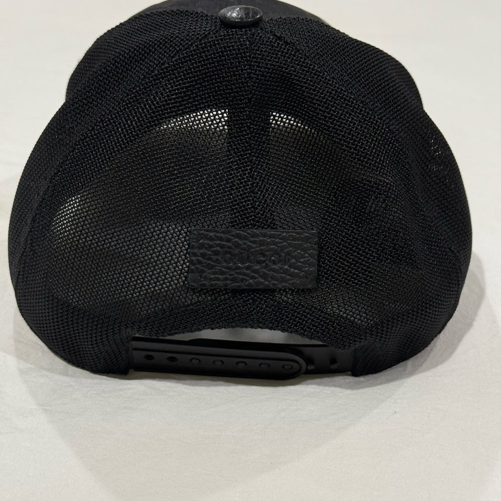 Gucci Black Adjustable Baseball Hat Size M