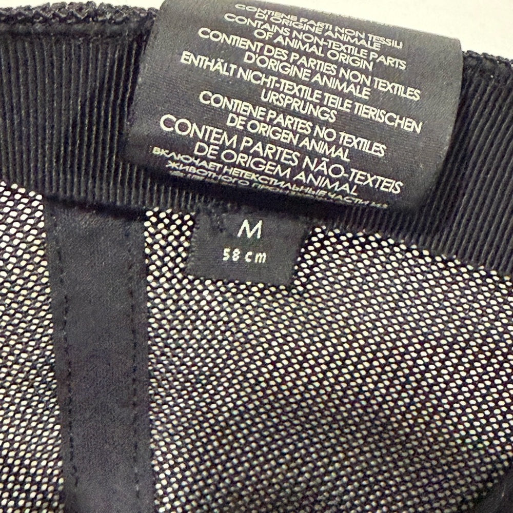 Gucci Black Adjustable Baseball Hat Size M