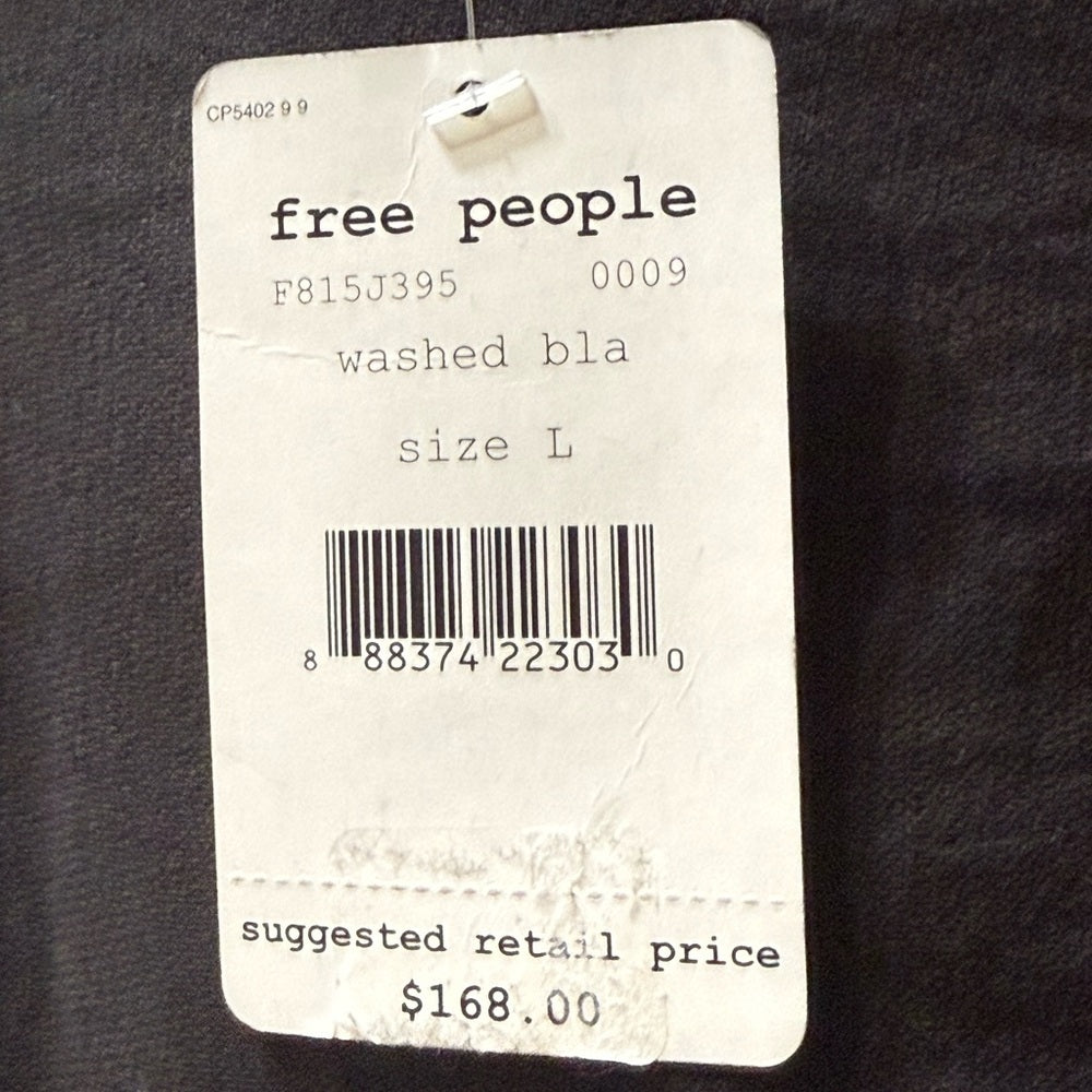 Free People Black Utility Jacket