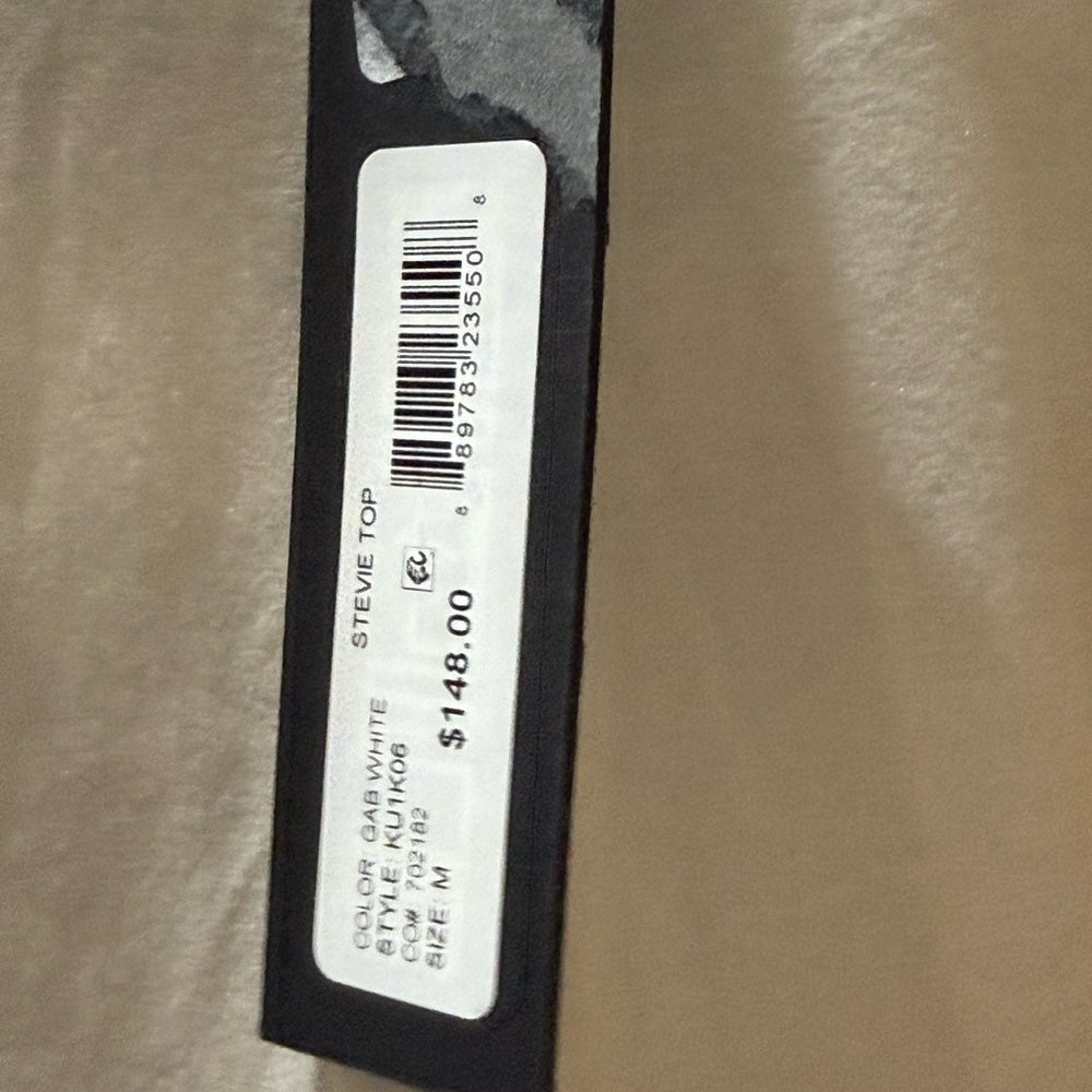 New Kobi Halperin White Twist-Front Tank Top