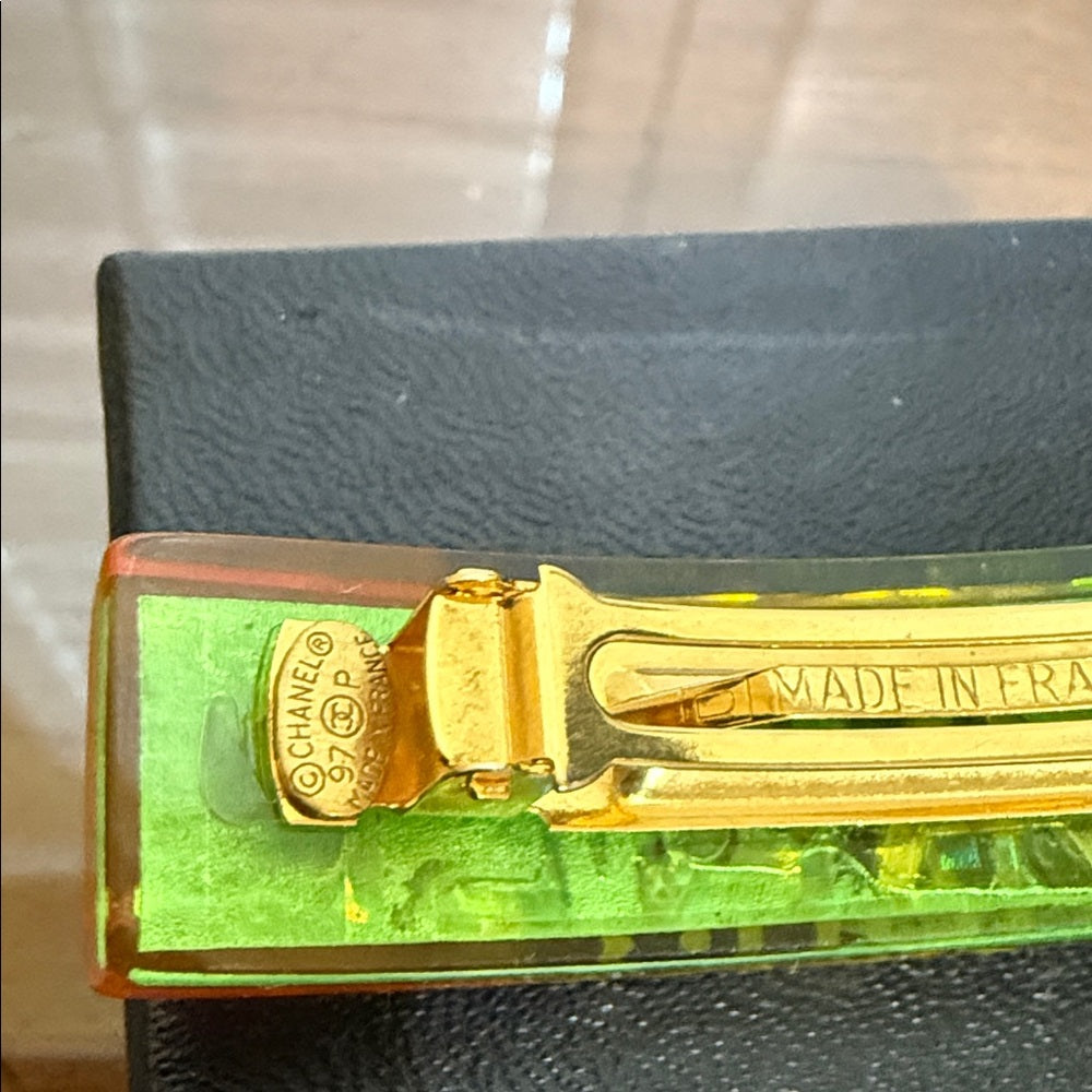 CHANEL Vibrant Rainbow Hair Clip