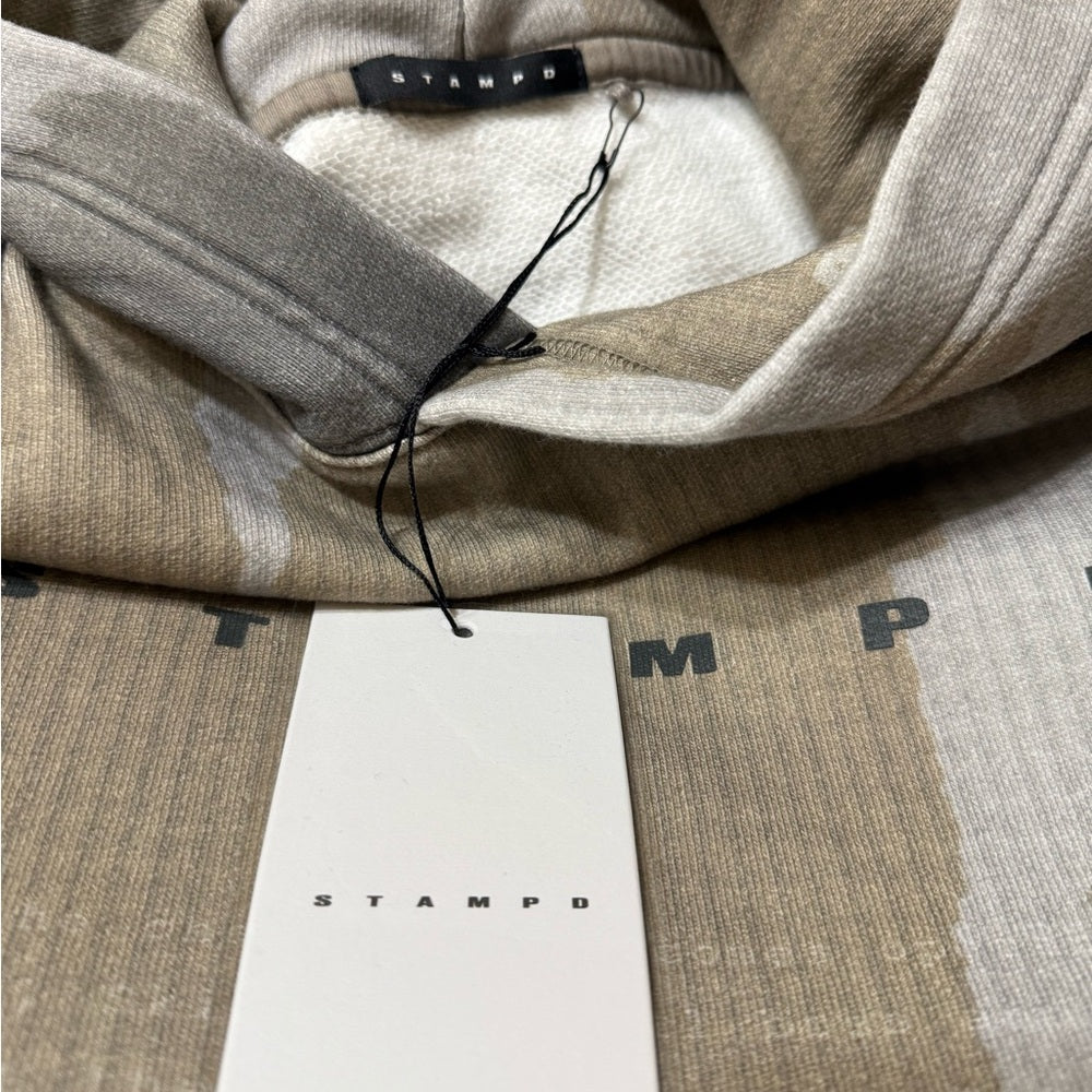 Stampd Two-Tone Gray and Tan Sweatshirt