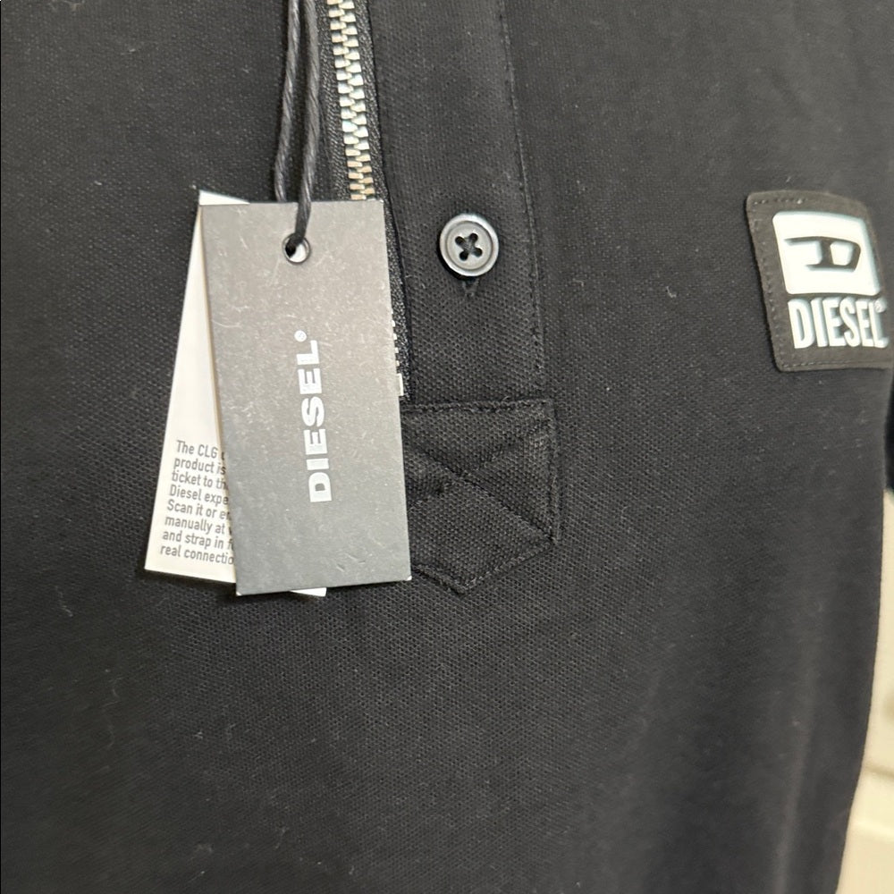 Diesel Men's Polo Shirt in Black