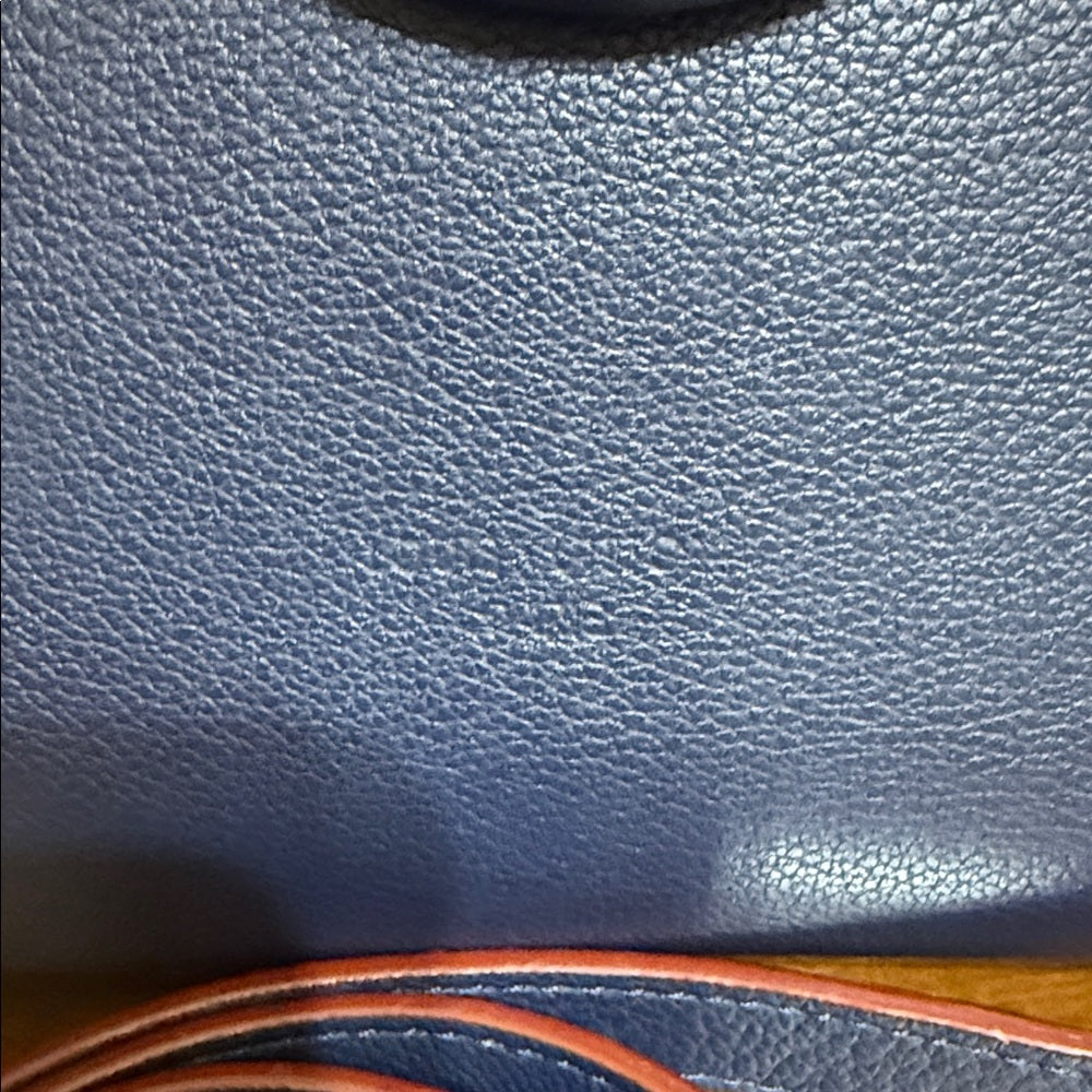 Louis Vuitton Leather Marine Rouge Lock Me Tote