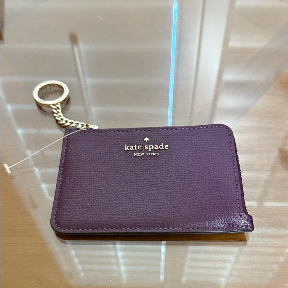 New Kate Spade Deep Purple Card Wallet