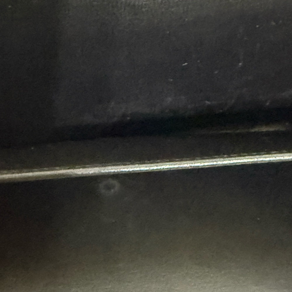 Celine Black and Grey Leather Macadam Long Wallet